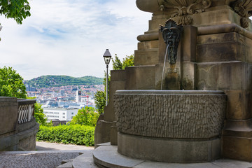 Stuttgart Kessel View Eugensplatz Destination Location Visit Tourism Green Summer Beautiful Day