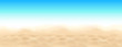 Beach sand and sky vector landscape background