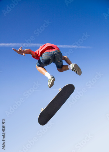 Zdjęcie XXL skakać na deskorolce