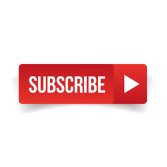 Poster - Subscribe button red vector