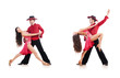 © Elnur - Pair of dancers isolated on the white