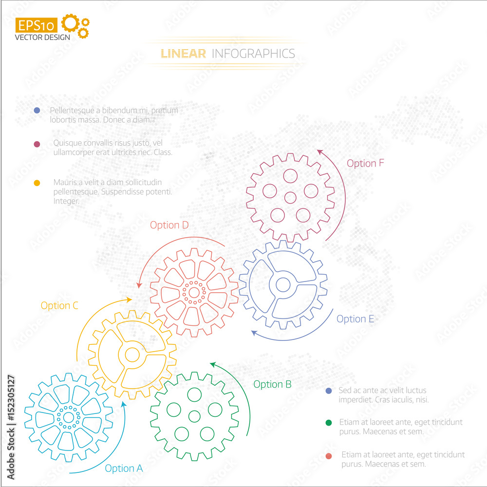 Business linear infographics Stock Vector | Adobe Stock