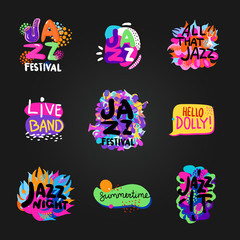 Sticker - Jazz Blackboard Set