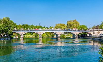 Sticker - Pont-Neuf, a bridge in Cognac, France