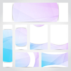 Wall Mural - modern designed brochure card flyer layout template