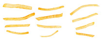 French Fries Isolated On A White Background