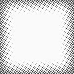 Poster - Halftone dots. Monochrome vector texture background for prepress, DTP, comics, poster. Pop art style template