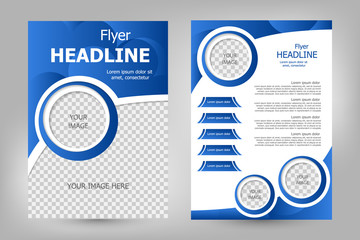 Flyer template design