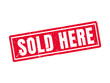 sold here red stamp style