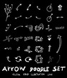 © veekicl - Vector hand drawn arrows set chalkboard eps10