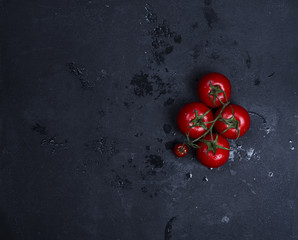 Wall Mural - tomatoes with cooking ingredients