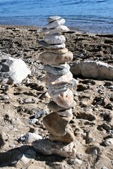 stones on the beach