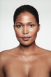© Jacob Lund - Shirtless young woman with makeup