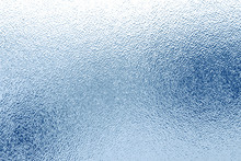 Close Up Of Blue Glass Texture Background