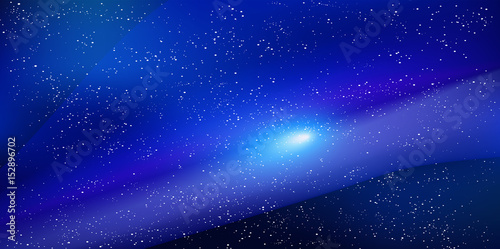 七夕 天の川 夜空 背景 Stock ベクター Adobe Stock