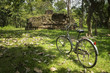 Exploring ancient temples by bike, Anuradhapura, Sri Lanka