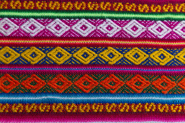 Wall Mural - Traditional andean tapestry from northern Argentina and Bolivia.
Andean textile in alpaca and sheet wool