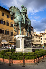 Wall Mural - Statue of Cosimo I Medici, Tuscany, Italy.