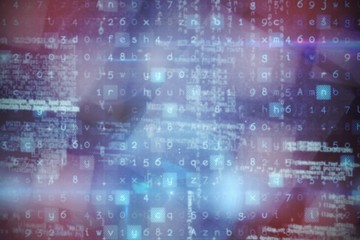 Poster - Composite image of image of data
