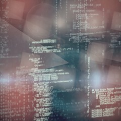 Poster - Composite image of image of data