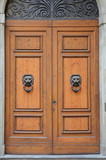Fototapeta Paryż - Doors of Florence, Italy