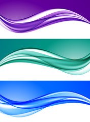 Poster - Abstract elegant colorful backgrounds set