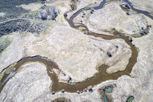 River Meanders Aerial View