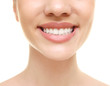 © Africa Studio - Young beautiful woman smiling on white background. Oral hygiene concept