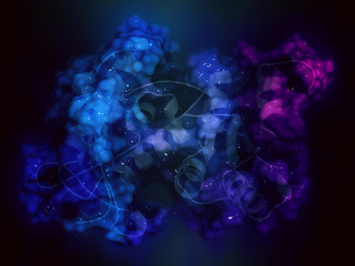 Poster - B-cell activating factor (BAFF, extracellular domain fragment) protein. Cytokine that acts as B cell activator. Target of the monoclonal antibody drug belimumab. 