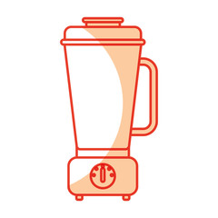 Sticker - isolated electric blender kitchen vector illustration graphic design