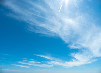 Wall Mural - blue sky with cloud