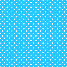 Skyblue ##Seamless Vector Polka Dot Pattern