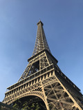 Fototapeta Paryż - View of the Eiffel Tower in Paris
