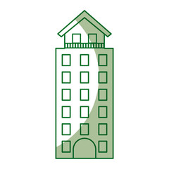 Sticker - isolated italian building vector illustration graphic design
