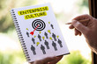 © thodonal - Enterprise culture concept on a notepad
