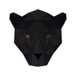 Low poly illustration. Panther