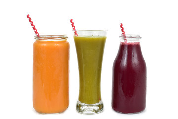 Poster - different fresh smoothies