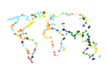  candy world map