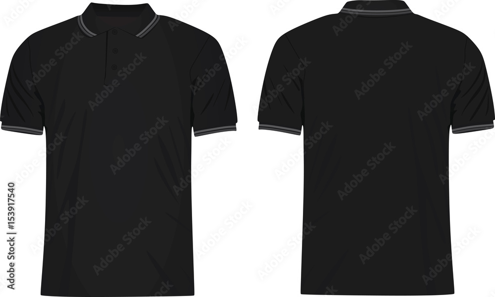 Men polo t shirt template vector Stock Vector | Adobe Stock