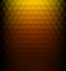 Ocher gradient geometric background.