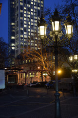 Wall Mural - Frankfurt, abends