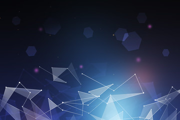 Poster - Polygonal backdrop