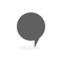 Poster - gray map marker and pin vector illustration