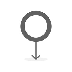 Poster - gray map marker and pin vector illustration