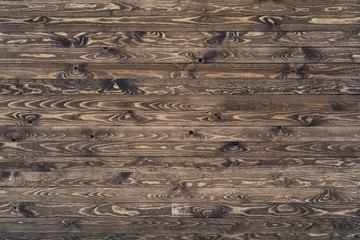 Dark wood texture background surface with old natural pattern. Grunge surface rustic wooden table top view