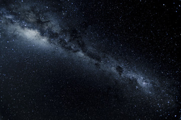 stunning milky way at uyuni in bolivia.