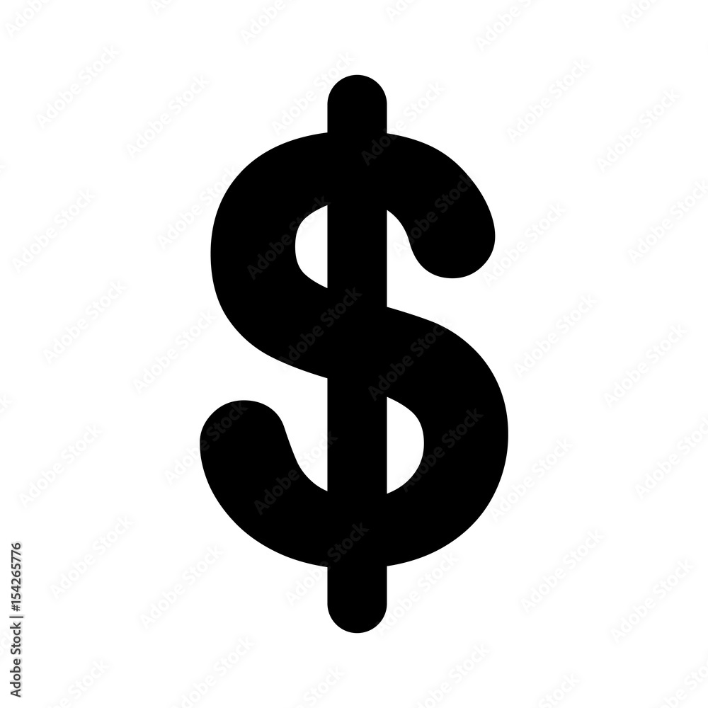 Dollar sign USD currency symbol vector illustration graphic design 素材庫向量圖|  Adobe Stock