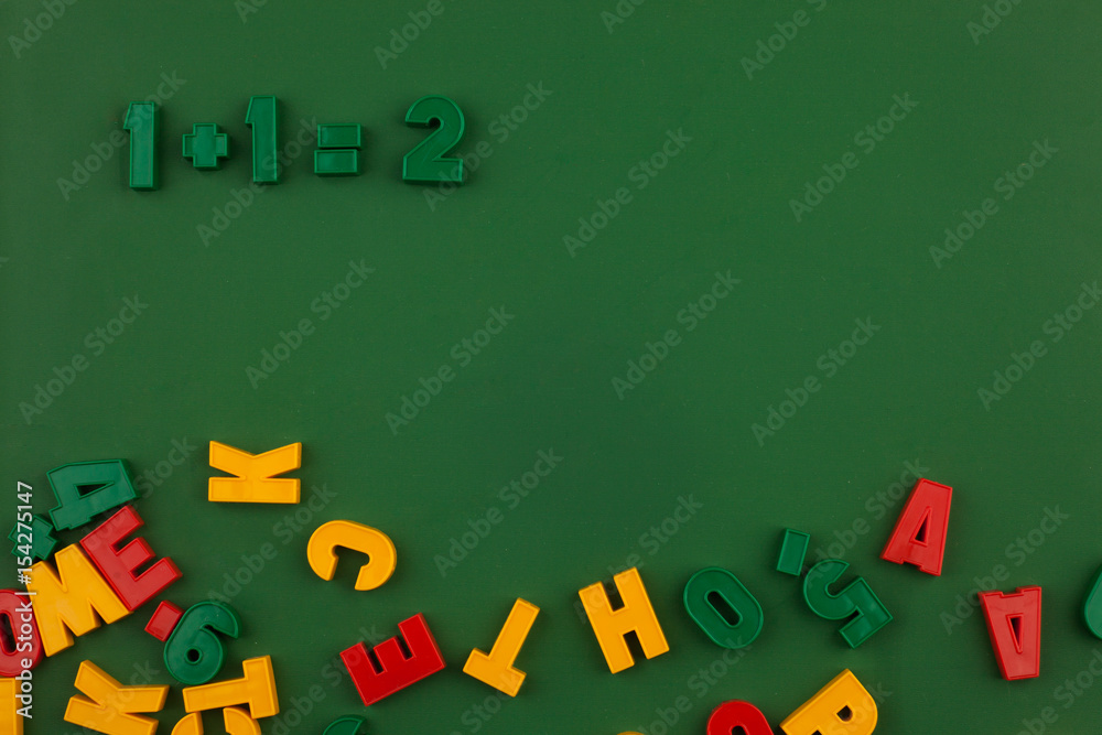 Magnet Numbers Math Magnetic numbers with a simple mathematics addition and magnetic ...