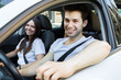 © Minerva Studio - Happy friends in a car