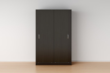 Wall Mural - Wardrobe with closed sliding doors